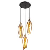 RABALUX Suspension luminaire BELLINI 72203 100 cm black-amber - Ceiling Light