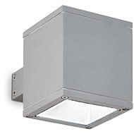Ideal Lux Snif Square AP1 outdoor wall lamp 1x G9 40 W without source 9 cm square grey - Garden Lighting