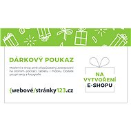 Dárkový poukaz na tvorbu e-shopu - Voucher:
