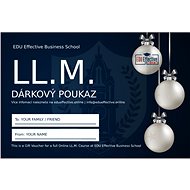 Dárkový poukaz na celé online LL.M. studium - Voucher: