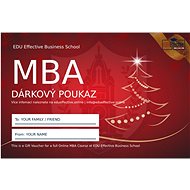 Dárkový poukaz na celé online MBA studium - Voucher: