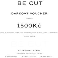 Dárkový poukaz Be Cut na 1500 Kč - Voucher: