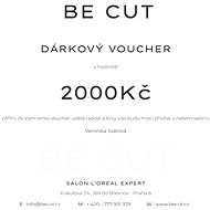 Dárkový poukaz Be Cut na 2000 Kč - Voucher: