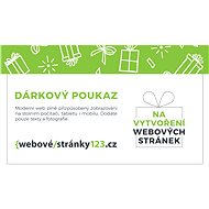 Dárkový poukaz na tvorbu webových stránek - Voucher: