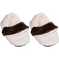 ThermoSoles & Gloves Thermo Slippers heated slippers white L - Footwarmer