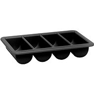 Hendi Cutlery tray - black - 530x325x(H)100 mm - Cutlery Tray