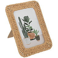 Atmosphera Standing JILY, wicker frame 20 × 15 cm - Photo Frame