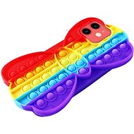 Rappa Pop it 40 Bubbles for iPhone 12, Rainbow - Phone Cover