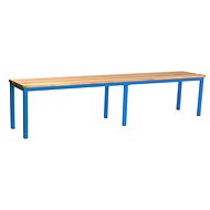 Rauman cloakroom bench 200 × 35 × 45 cm, RAL 5012 - Bench