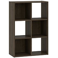 RAUMAN Sinde 2 × 3, tmavý ořech - Shelving Unit
