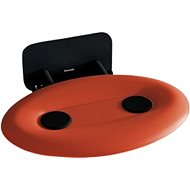 Ravak Seat Ovo-P II-ORANGE/BLACK - Showe Seat