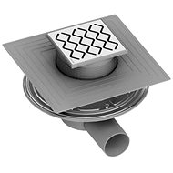 Ravak Plastic inlet SN501 with stainless steel grille - Shower Drain