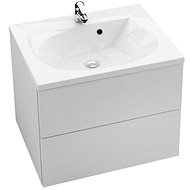RAVAK Koupelnová skříňka pod umyvadlo SD 600 Rosa II bílá/bílá - Koupelnová skříňka
