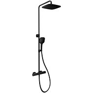 Ravak TD F 091.20/150 Shower column 10° Free, black - Shower Set