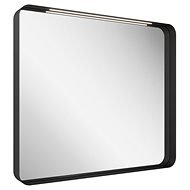 RAVAK zrcadlo Strip 900 x 700 černé s osvětlením - Zrcadlo