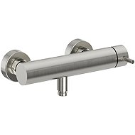 Ravak NX 032.30SSB Shower wall mixer without shower set, brushed stainless steel - Tap