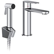 Ravak CR II 112.00CR Basin mixer 175 mm, with bidet shower, chrome - Bidet Shower