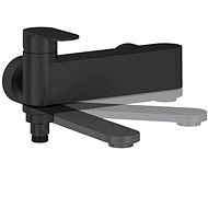 Ravak CR II 022.20BL Bathroom wall-mounted mixer without set, black - Tap