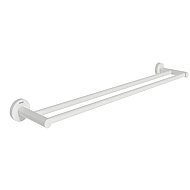 Ravak KN 320.10WHM Towel holder 60 cm, double, white matt - Towel Rack