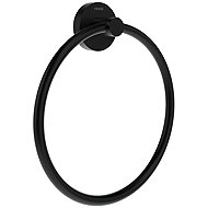 Ravak KN 300.20BLM Towel holder, round, black matt - Towel Rack