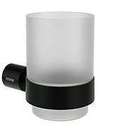 Ravak FD 210.20BLM Holder with glass, black matt - Toothbrush Holder Cup
