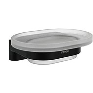 Ravak CR II 200.20BLM Soap dish holder, matt black - Soap Dish