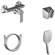 Ravak SL 032.00CR. +S Shower wall mixer with shower set, chrome - Shower Set
