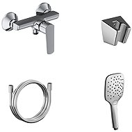 Ravak LF 032.00CR. +S Shower wall mixer with shower set, chrome - Shower Set