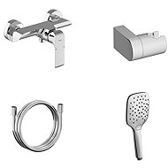 Ravak FL 032.00CR. +S Shower wall mixer with shower set, chrome - Shower Set