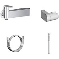 Ravak CR II 032.00CR. +S Shower wall mixer with shower set, chrome - Shower Set
