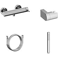 Ravak ES 032.00CR. +S Shower wall mixer with shower set, Chrome - Shower Set