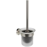 Ravak KN 410.30SSB Holder with toilet brush and container, brushed stainless steel - Toilet Brush