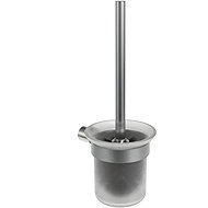 Ravak FD 410.30SSB Holder with toilet brush and container, brushed stainless steel - Toilet Brush