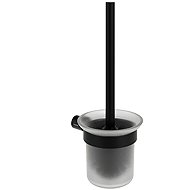 Ravak FD 410.20BLM Holder with toilet brush and container, black matt - Toilet Brush