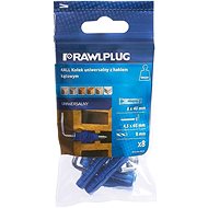 Rawlplug Universal knotting dowel 4ALL 6 mm - nylon with single hook (10 pcs/package) - Anchors