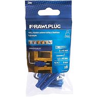 Rawlplug Universal knotting dowel 4ALL 8 mm - nylon with single hook (8 pcs/package) - Anchors