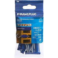Rawlplug Universal knotting dowel 4ALL 8 mm - nylon with ceiling hook (8 pcs/package) - Anchors