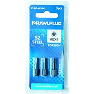 Rawlplug Bits IMBUS HEX4 x 25 mm 3 pcs - Bit Set