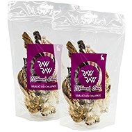 Raw Raw Natural chew rabbit ears with hair 2 × 60 g - Dog Treats