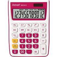 REBELL SDC 912 bielo / ružová - Kalkulačka