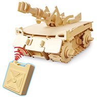 Dřevěné 3D Puzzle - Tank na dálkové ovládání  - Puzzle
