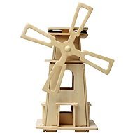 Wooden 3D Puzzle - Solarwindmühle III - Puzzle