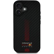 Red Bull Carbon Powerbar MagSafe Back Cover for iPhone 16 Plus Black - Phone Cover