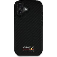 Red Bull Carbon Shiny Logo MagSafe Back Cover for iPhone 16 Black - Phone Cover