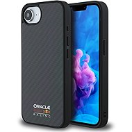 Red Bull Carbon Shiny Logo MagSafe Back Cover for iPhone 16e/17e Black - Phone Cover