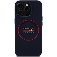 Red Bull Silicone Red Ring MagSafe Back Cover for iPhone 14 Pro Navy - Phone Cover