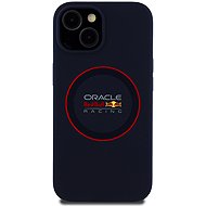 Red Bull Silicone Red Ring MagSafe Back Cover for iPhone 15 Navy - Phone Cover