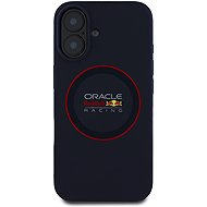 Red Bull Silicone Red Ring MagSafe Back Cover for iPhone 16 Plus Navy - Phone Cover