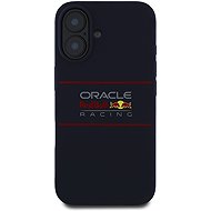 Red Bull Silicone Horizontal Logo MagSafe Back Cover for iPhone 16 Navy - Phone Cover