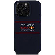 Red Bull Silicone Horizontal Logo MagSafe Back Cover for iPhone 16 Pro Navy - Phone Cover